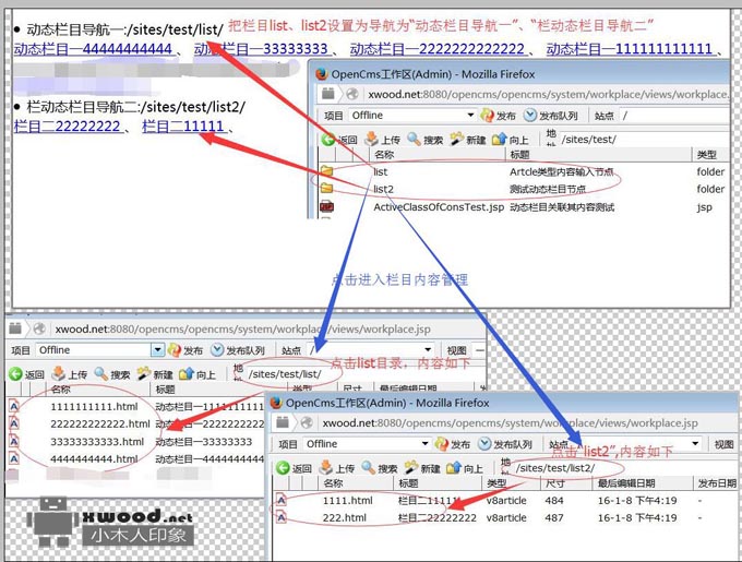 如何通过OpenCms标签模板定义实现栏目内容全动态关联？