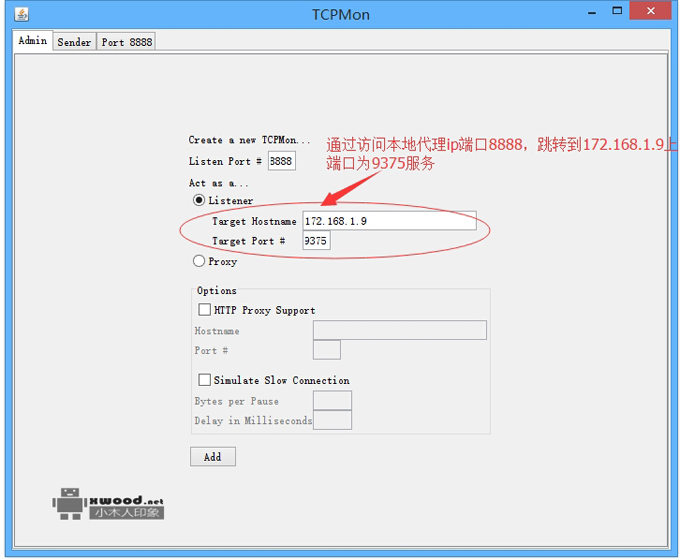 基于tcp协议数据包监控抓取工具tcpmon-1.0-bin的版本软件下载(linux及window版本)