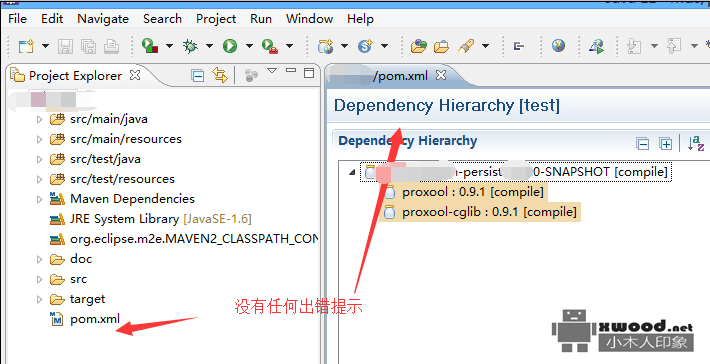 通过Maven构建的项目pom文件报错"[ERROR] Failed to execute goal on project ..proxool:jar:0.9.1.."