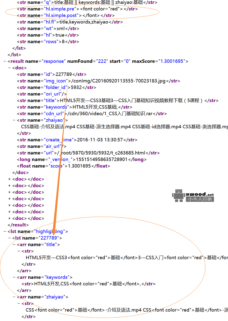 解决solr的关键词匹配结果高亮结果页出现有undefined内容问题