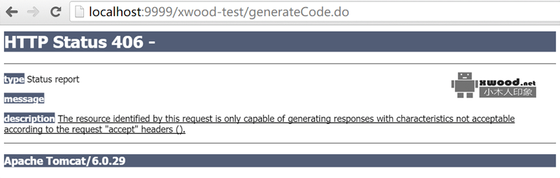 解决spring mvc访问“HTTP Status 406..description The resource identified by ...not acceptable according to the request "accept" headers”错误异常