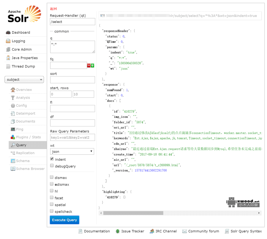 解决“HttpSolrServer$RemoteSolrException: Server at ..8080/solr returned non ok status:404/405, message:Not Found”异常