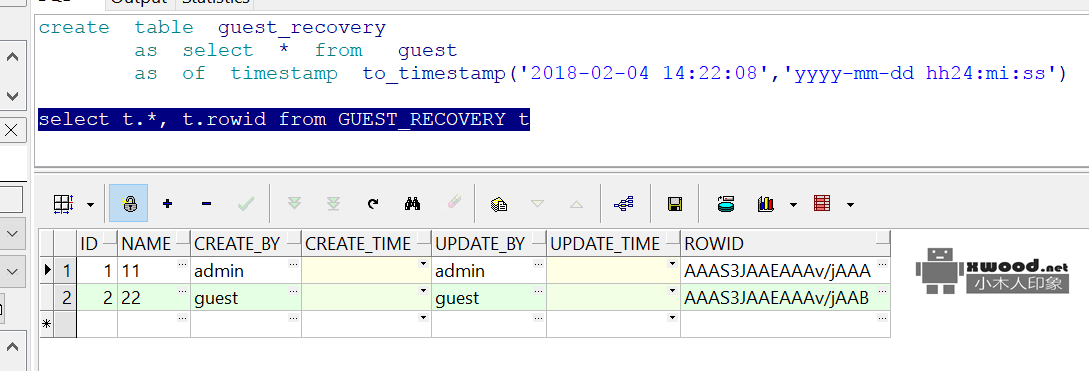 关于Oracle数据库如何将数据状态恢复到历史的事件点详细操作步骤(图例)