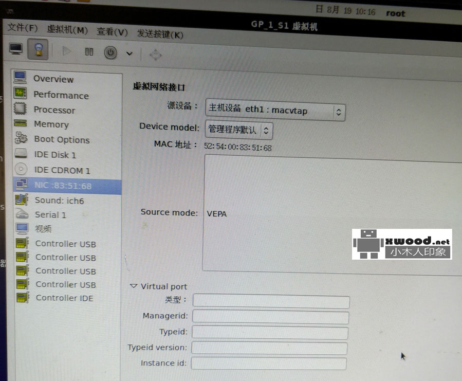 关于centos虚拟管理器kvm中设置NIC虚拟网络接口中源设备映射网段IP地址配置示例图说明