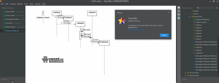 StarUML-2.8-破解免安装解压版下载（解压即用）