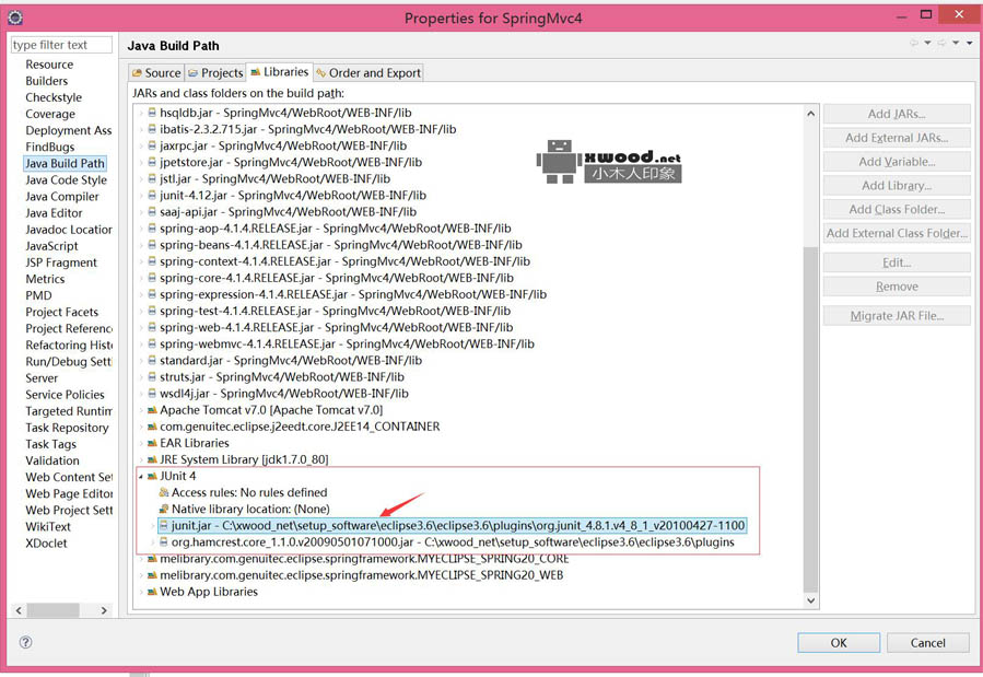 解决junit4运行调试报"java.lang.NoClassDefFoundError: org/junit/runners/model/MultipleFailureException"异常问题