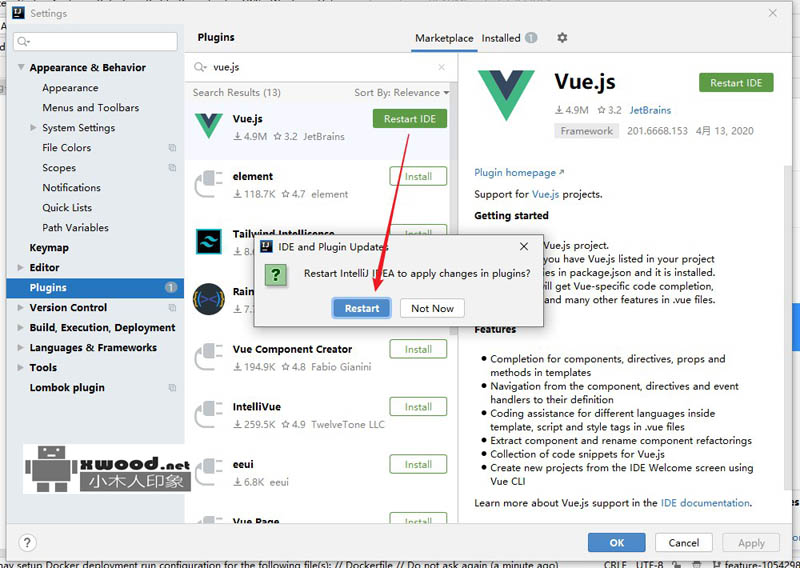idea安装Vue.js插件运行配置vue项目调试